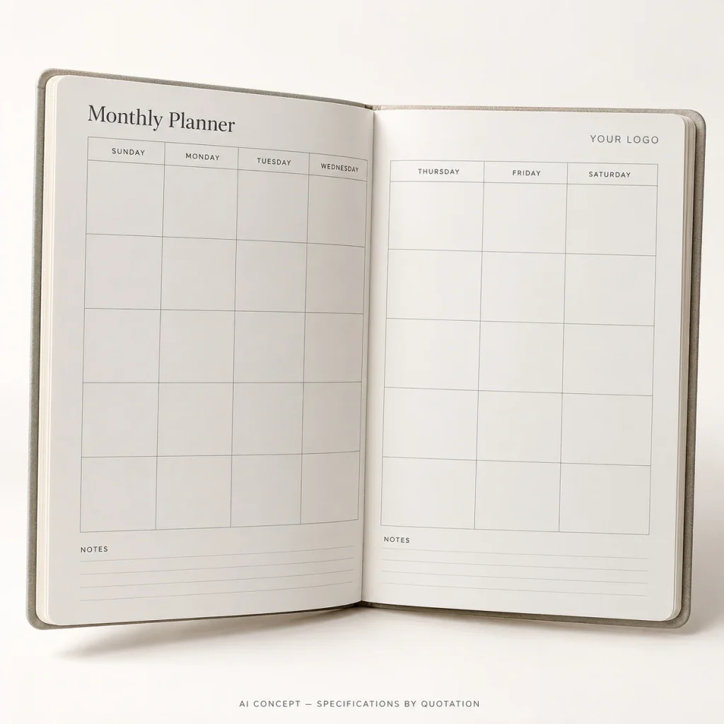 Monthly Planners - AI concept illustration 1